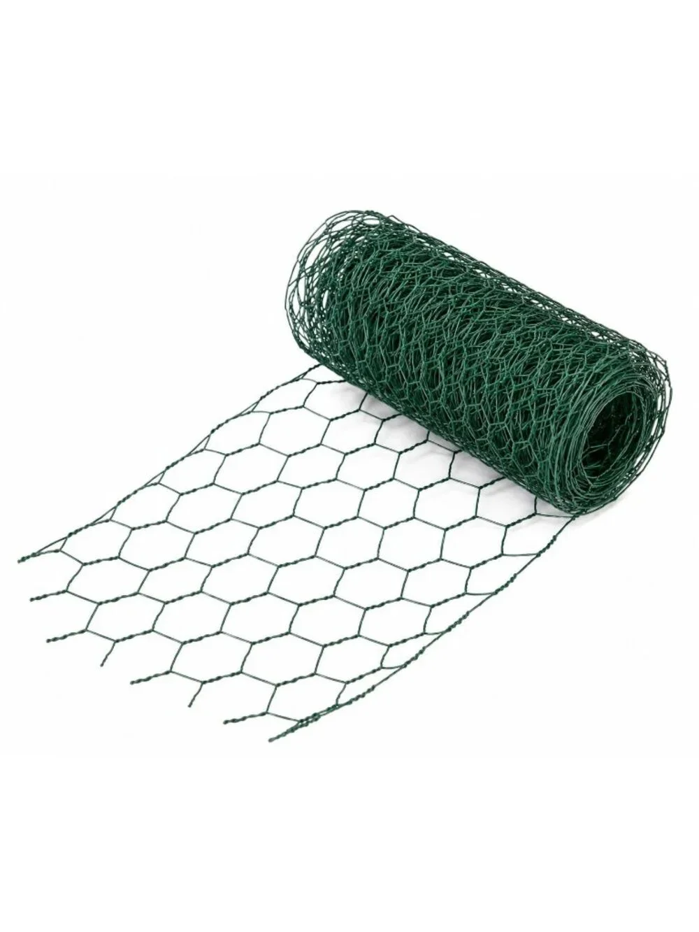 Green Chicken Wire Roll 4 Inch x 9.5 Foot Floral Wire for Wreath Making Wedding